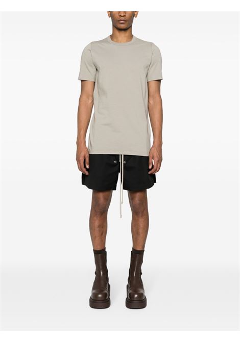 T-shirt a maniche level in grigio - uomo RICK OWENS | RU01D3264JA08